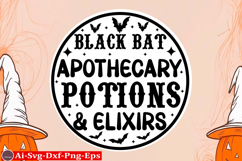 Halloween round sign svg design bundle Product Image 16
