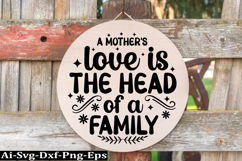 Family round sign design, Family SVG Quotes SVG Product Image 1