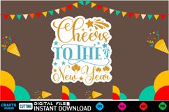Happy new year sticker bundle Svg for Shirts 2025 New Year S Product Image 16