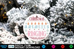 Christmas Round sign Svg design holiday quotes Svg Christmas Product Image 1