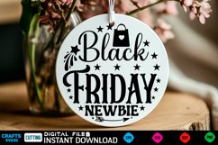 Black Friday Round Sign SVG design, Black Friday Quotes Product Image 1