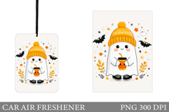 Cute Ghost Car Air Freshener. Cute Pumpkin Car Air Freshener Product Image 1