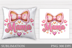 Mother's Day Pillow Design. Mother's Day Sublimation Product Image 1