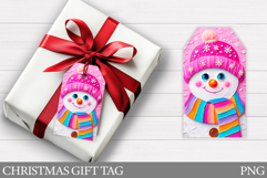 Christmas Snowman Gift Tag. Christmas Gift Tags Printable Product Image 1