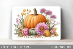 Pumpkin Cutting Board Design. Pumpkin Sublimation Product Image 1