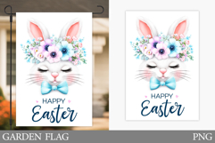 Easter Bunny Garden Flag. Easter Garden Flag Sublimation Product Image 1