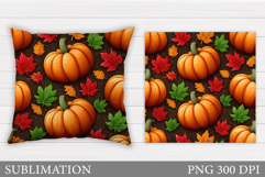 Pumpkin Pillow Design. Pumpkin Sublimation Product Image 1