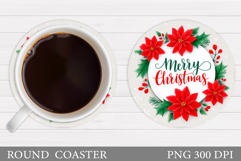 Christmas Coaster Design. Christmas Sublimation Product Image 1