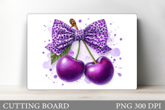 Cherry Cutting Board Design. Cherries Sublimation Product Image 1