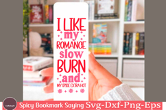 Spicy Bookmark Saying SVG Book Lovers png Product Image 1