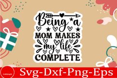 Mothers day sticker SVG Bundle Funny Mom Svg Design Funny Qu Product Image 10