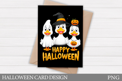 Halloween Goose Card Design. Halloween Card Printable Product Image 1