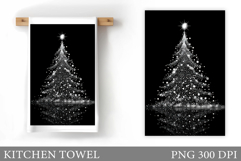 Christmas Tree Kitchen Towel. Christmas Kitchen Towel Design Product Image 1