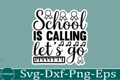 Back To School sticker svg Bundle School &amp; Teacher SVG Desig Product Image 8