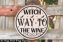 Halloween round sign svg design and Halloween quotes Product Image 1