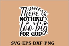 Christian Sticker Svg design and Jesus quotes Religious Svg Product Image 1