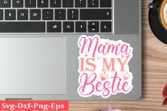 Mothers day sticker SVG design Funny Mom Svg Design Funny Product Image 1