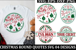 Christmas Round sign Svg holiday quotes Svg design Christmas Product Image 1