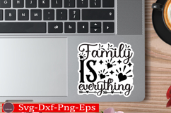 Family sticker quotes SVG Design, Family SVG Quotes SVG Product Image 1