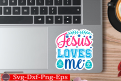 Happy Easter stickerS VG Design Cute Easter Quotes SVG Bunny Product Image 1