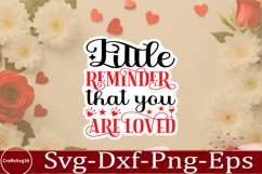 Valentine sticker SVG Bundle Design Valentine Love Sticker Product Image 17