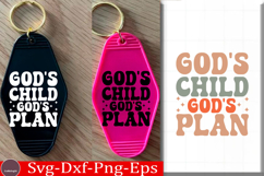 Christian Keychain Quote SVG Faith Keychain Quote png Product Image 1