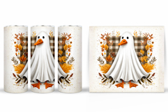 Ghost Goose Tumbler Sublimation. Halloween Tumbler Design Product Image 2