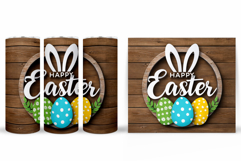Happy Easter Tumbler Design. Easter Sublimation Product Image 2