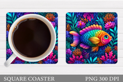 Fish Coaster Sublimation. Fish Sublimation Product Image 1