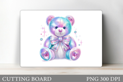 Valentines Bear Cutting Board. Valentines Cutting Board Product Image 1