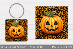 Halloween Pumpkin Keychain. Halloween Keychain Design Product Image 1