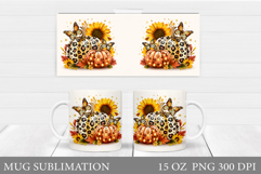 Pumpkin Mug Design. Pumpkin Mug Sublimation Product Image 1