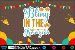 Happy new year sticker bundle Svg for Shirts 2025 New Year S Product Image 18