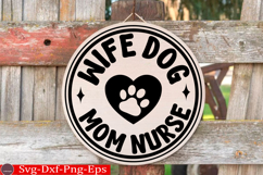 Dog Round Sign SVG Bundle Funny Dog Round Sign Dog Bundle Product Image 18