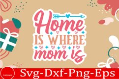 Mothers day sticker SVG design Funny Mom Svg Design Funny Product Image 1