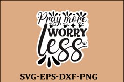 Christian Sticker Svg design and Jesus quotes Religious Svg Product Image 1