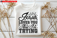 Christian Svg Design Christian Quotes Jesus Svg Design Product Image 1