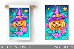 Halloween Pumpkin Garden Flag. Halloween Sublimation Product Image 1