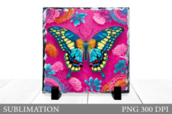 Butterfly Sublimation. Butterfly Slate Sublimation Product Image 1