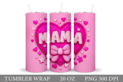 Mother's Day Tumbler Design. Mother's Day Sublimation Product Image 1
