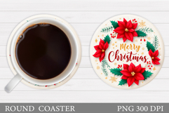 Christmas Coaster Design. Christmas Sublimation Product Image 1