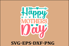 Mom Sticker Svg Design Funny Mom Svg Design Funny Quotes SVG Product Image 1