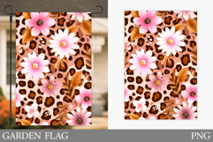 Floral Garden Flag Design. Flowers Garden Flag Sublimation Product Image 1