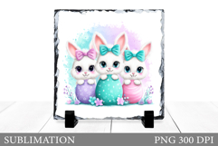 Easter Bunny Sublimation. Easter Bunny Slate Design Product Image 1