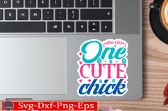Happy Easter stickerS VG Design Cute Easter Quotes SVG Bunny Product Image 1