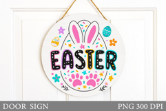 Easter Door Sign Design. Easter Sublimation Product Image 1