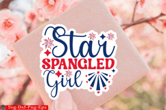 4th of July Sticker Svg Design, Patriotics Quotes Svg, 4t Product Image 1
