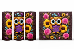 Owl Tumbler Design. Owl Sublimation Product Image 2