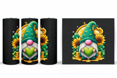 St Patrick Gnome Tumbler. St Patrick Tumbler Sublimation Product Image 2