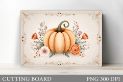 Pumpkin Cutting Board Design. Pumpkin Sublimation Product Image 1